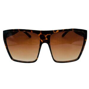 6055 | Tortoise Square Oversize Sunglasses